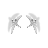 Aretes de Vencejo silver vista lateral